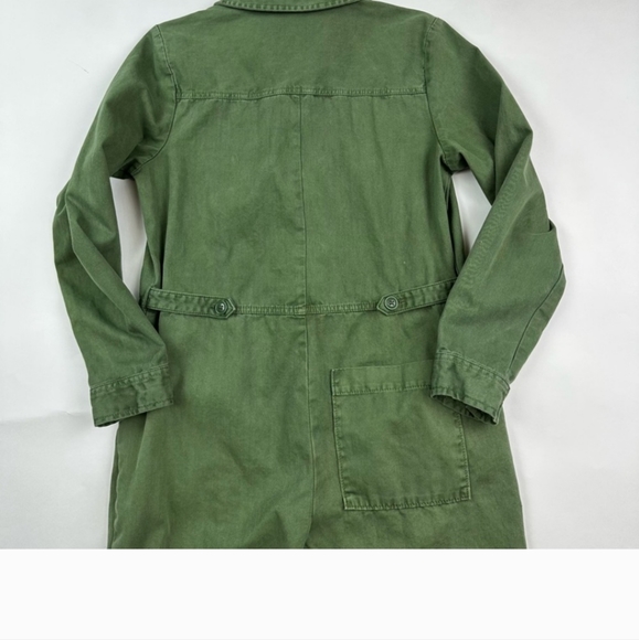 Universal Thread Broiler Jumpsuit NWT Size: 6 Dark Sage Green Women's Chest 40" - Picture 10 of 13
